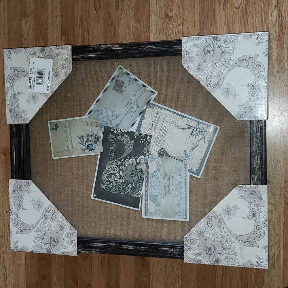 Shadow Box Decorative Linen Pins Included 11" x 14" - Picture 1 of 5
